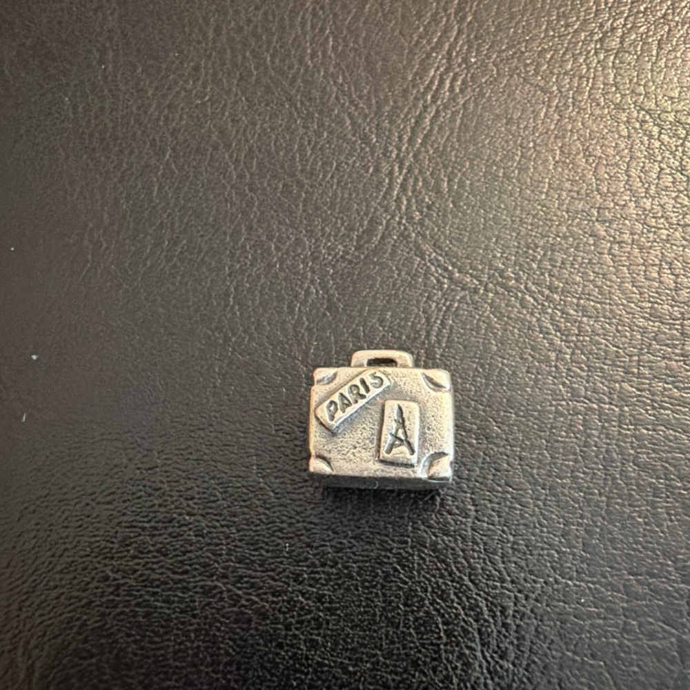 Pandora Authentic Sterling Silver Travel Suitcase Charm